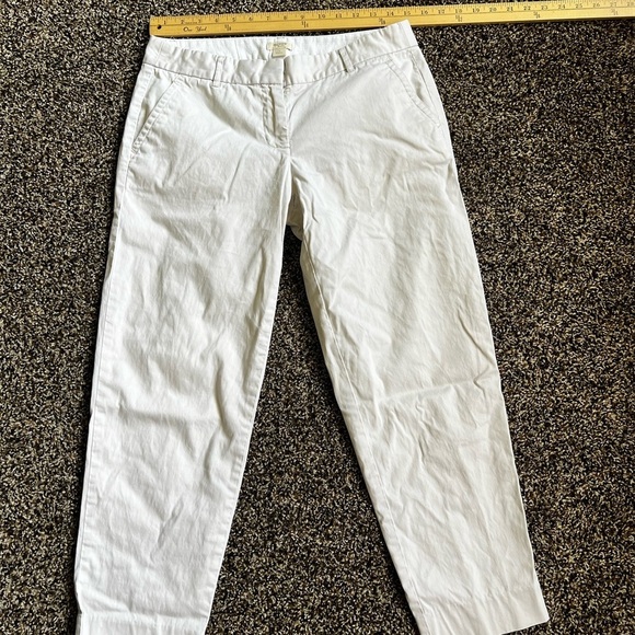 J. Crew Pants - J. Crew White Chino Pants Classic Straight-Leg